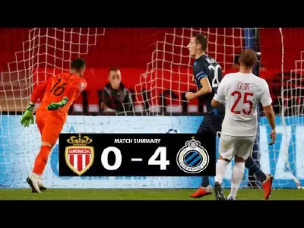Video: Ruud Vormer Goal - AS Monaco 0-4 Club Brugge 06-11-2018